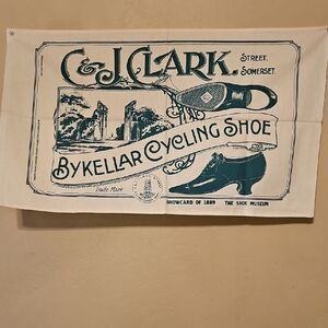 Clarks Vintage-Style Decorative Textile Wall Hanging Cloth Banner